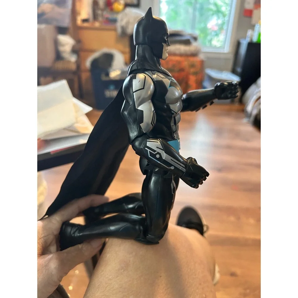 DC Comics Batman 12 Inch Action Figure Cyber Knight Style Blue‎ Accents